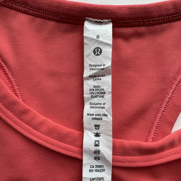 Lululemon align Racerback Tank Raspberry Cream - Picture 4 of 4